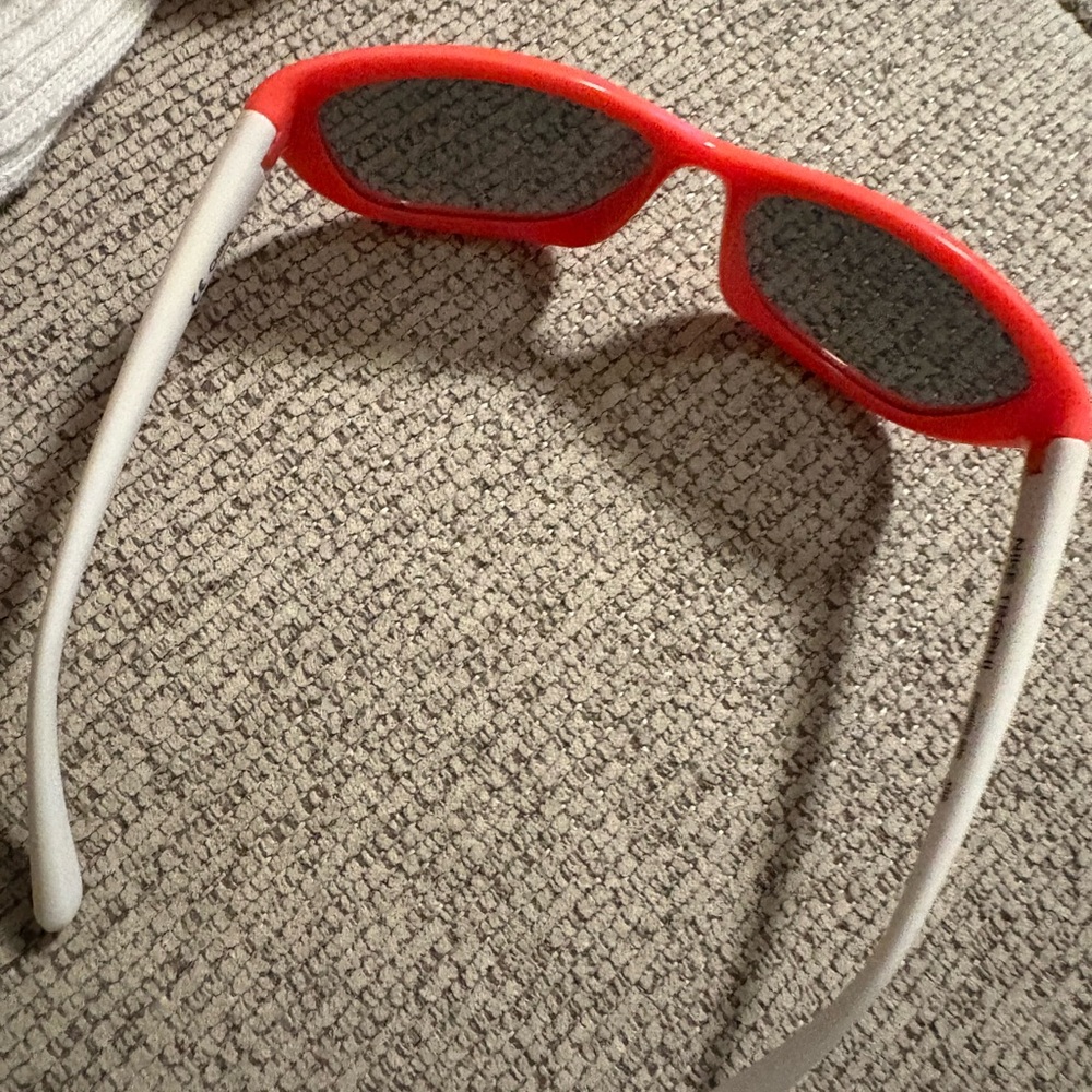 Nike Red and White Sunglasses